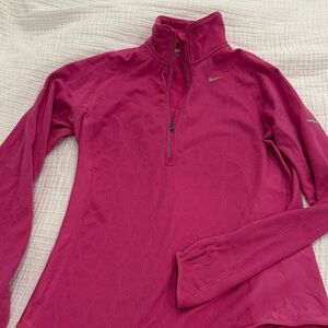 Nike hot pink Quarter-Zip Pullover